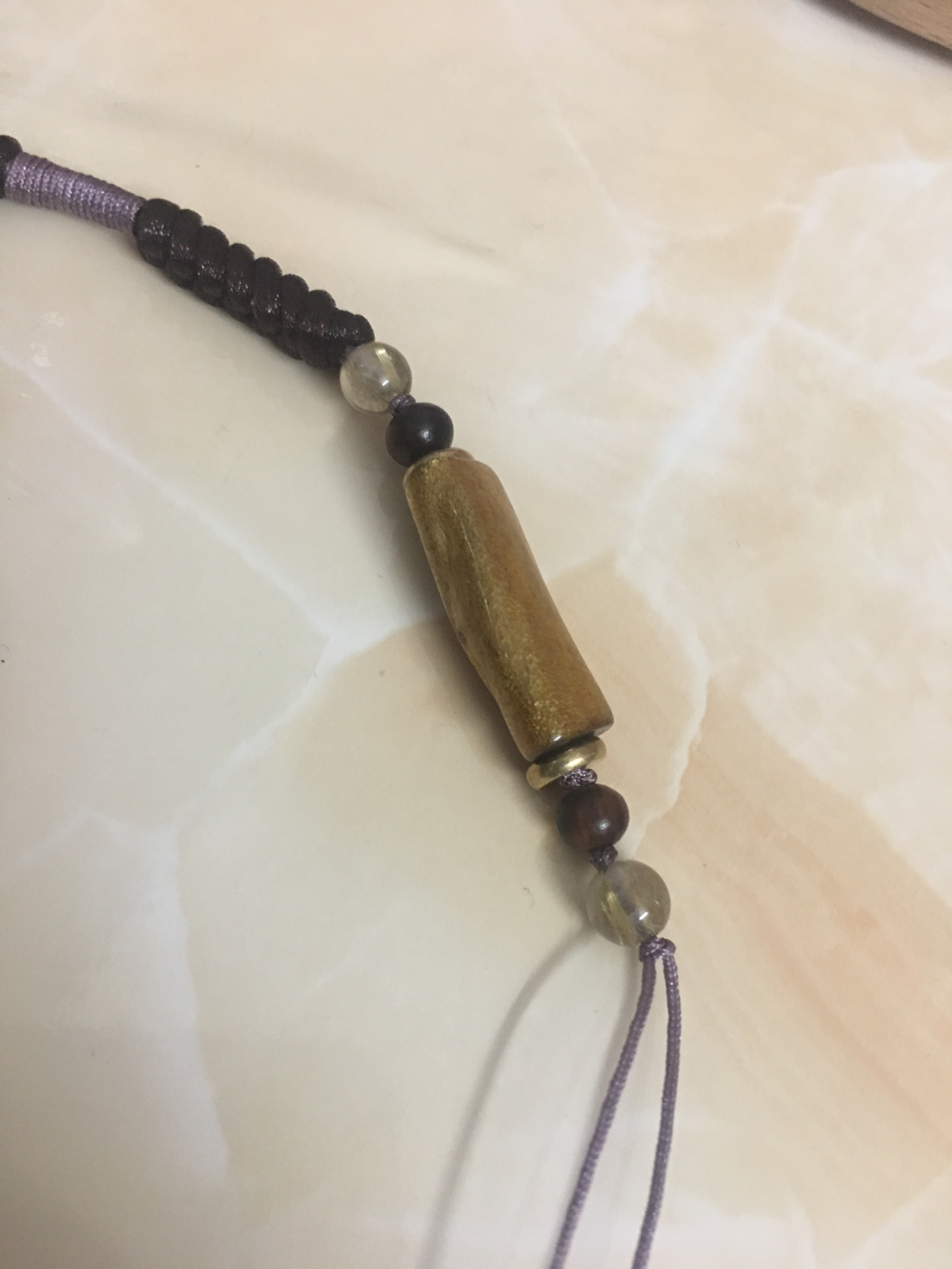 金丝圆珠手链编法,金丝柳管状手串