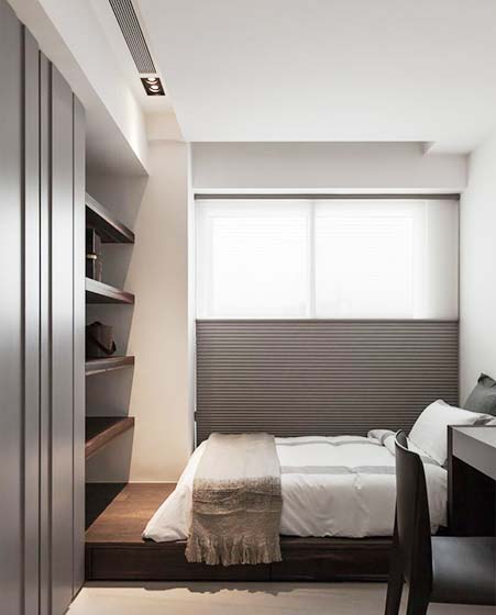 地台榻榻米卧室正流行好看又实用,小卧室不做榻榻米设计地台