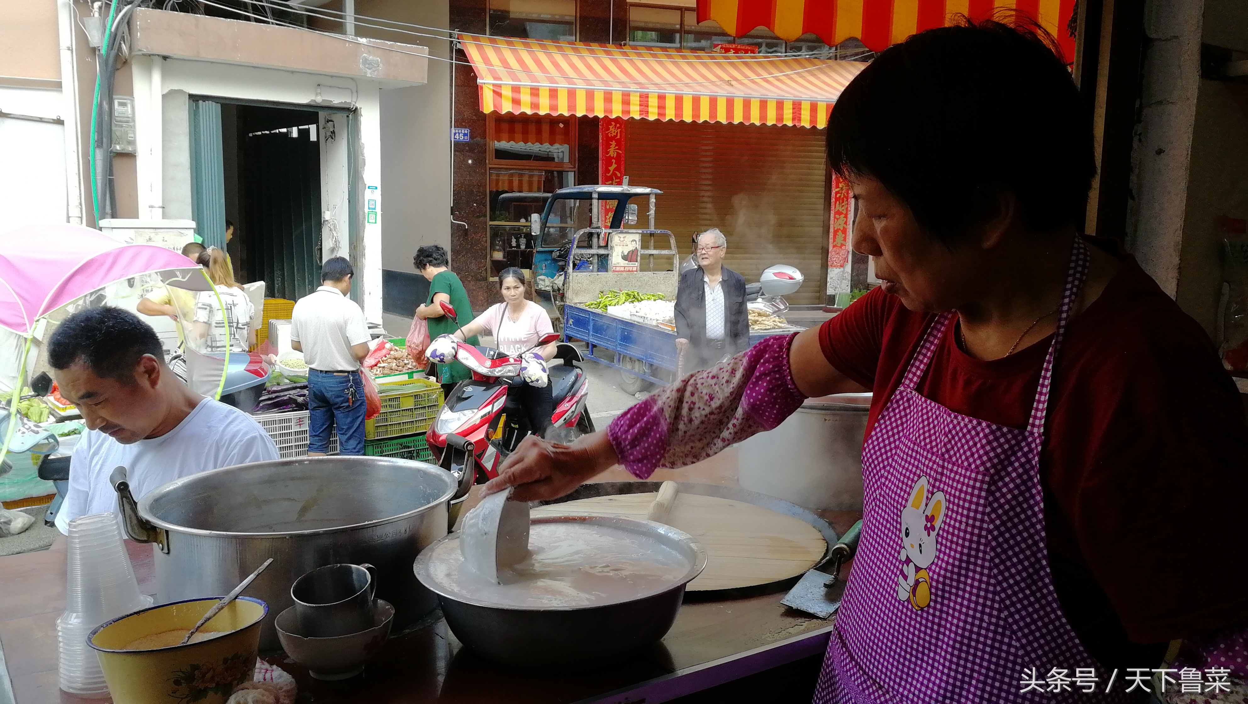 福州小吃锅边,福建特色小吃锅边糊