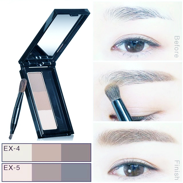 kate眉粉7号眉毛画法,总是画不好纸上标准眉