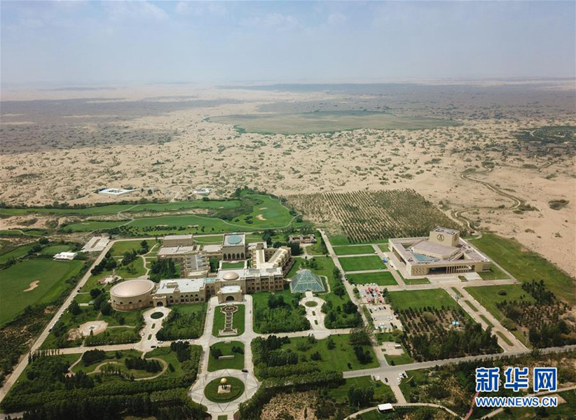 天空之眼瞰七彩盐湖,天空之眼瞰洛阳