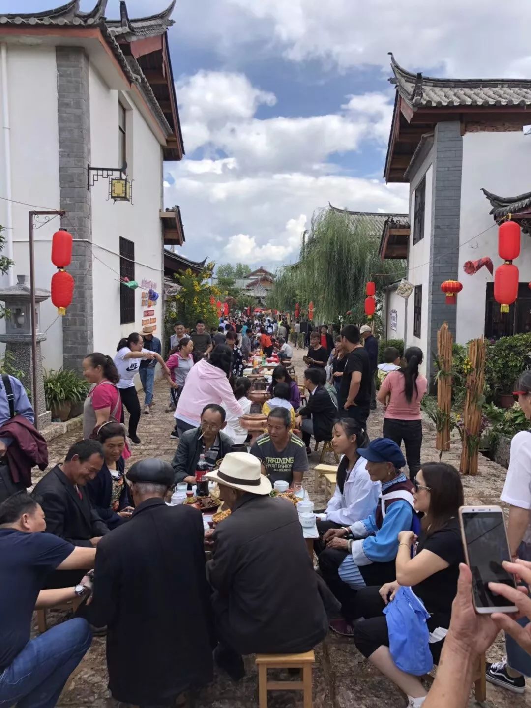 丽江东巴匠火把节,东巴古城文林火把节