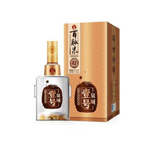 百脉泉泉城壹号52度多少钱一瓶,百脉泉酒泉城壹号图片