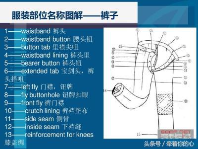 服装常识十大知识,服装标准术语大全图解