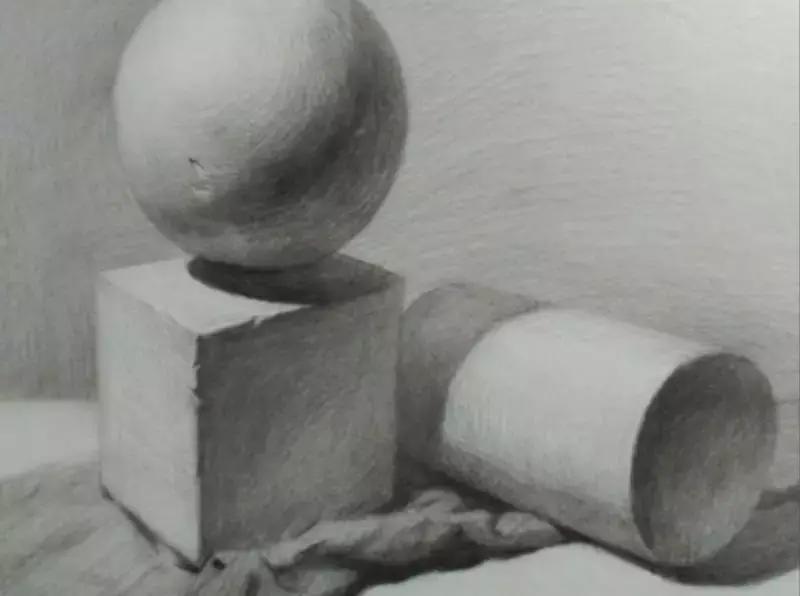 儿童素描6-9岁超级简单儿童素描,素描不会构图怎么办