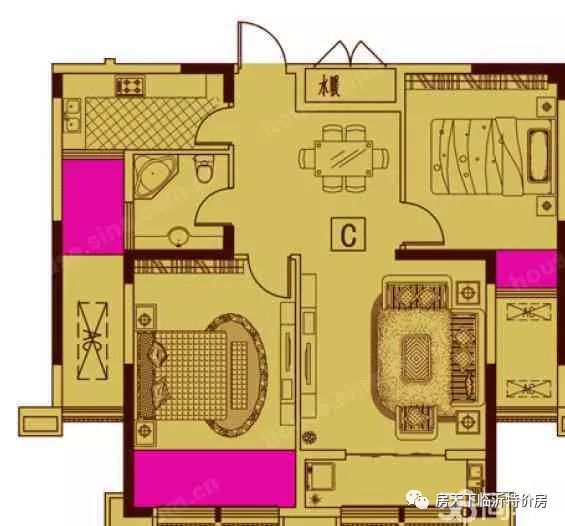 百联华府二居室,百联华府二手房