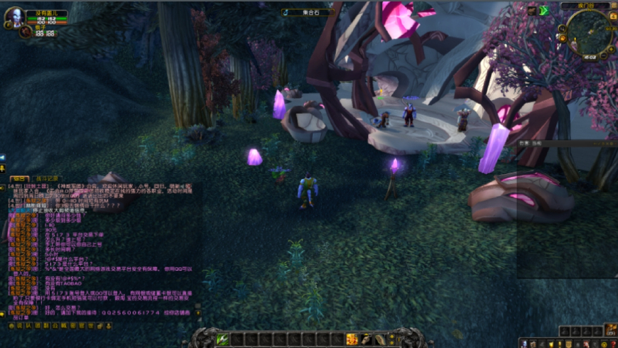 魔兽世界世界频道组队,魔兽世界组队频道看不到自己说话