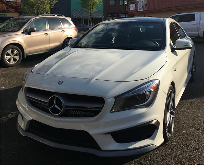 在美国不玩大排量肌肉车，车友将CLA45打造成直线加速利器！