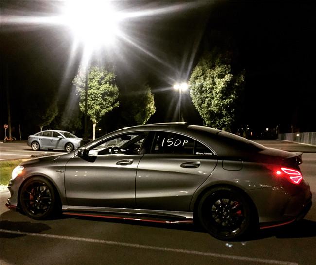 在美国不玩大排量肌肉车，车友将CLA45打造成直线加速利器！