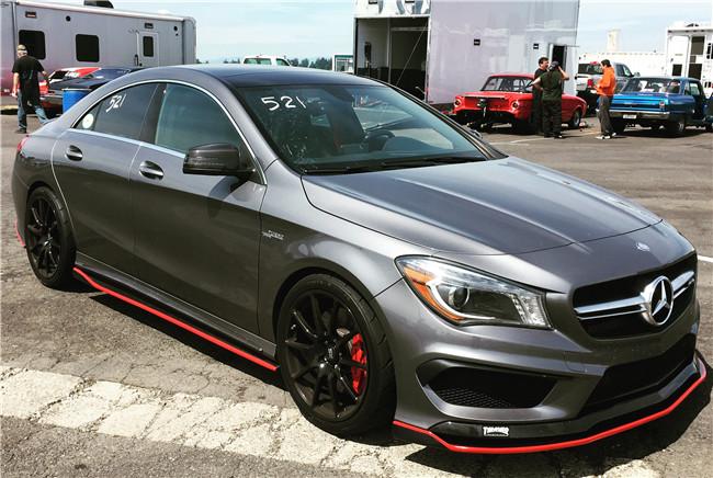 在美国不玩大排量肌肉车，车友将CLA45打造成直线加速利器！