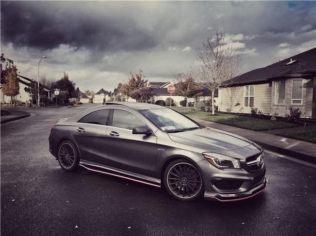 在美国不玩大排量肌肉车，车友将CLA45打造成直线加速利器！