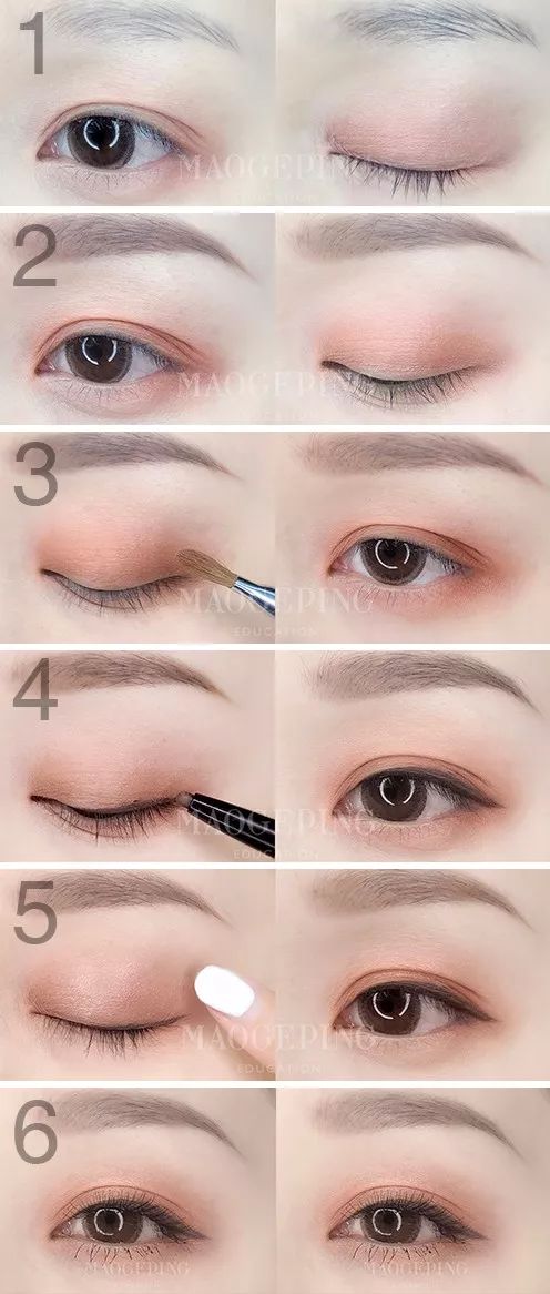 18种颜色眼影搭配画眼影教程,怎么用三色眼影盘画眼影好看