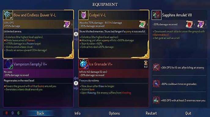 死亡细胞山巅城堡无伤攻略,死亡细胞各个关卡攻略