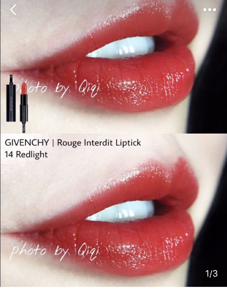 纪梵希最新款口红色号推荐,口红试色大牌热门色号