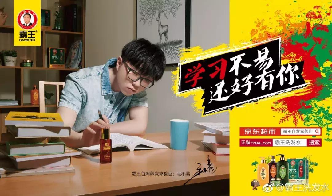 毛不易防脱发产品代言人,霸王洗发水对生发有效吗