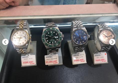 日本中古店手表劳力士日志价格,分享日本打工经历