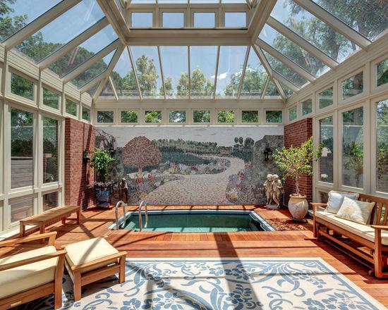 阳光房绿植装修效果图,阳光房怎么布置好看图片欣赏