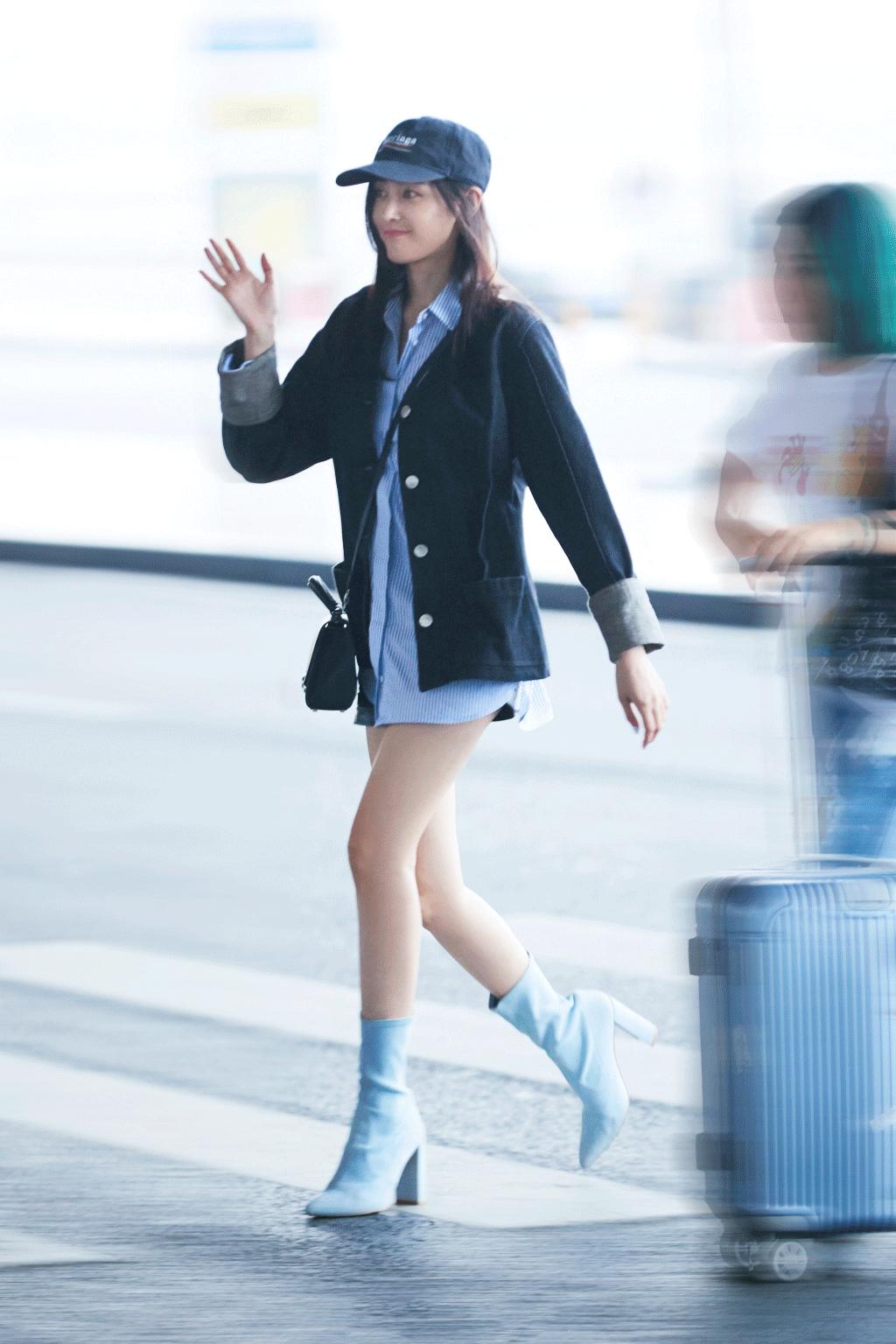 谁说靴子是冬天的专利,会穿美四季!张天爱教你玩转夏日穿靴