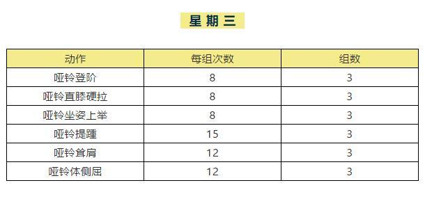 40-50岁用哑铃增肌训练方法,学生暑假健身增肌计划无哑铃