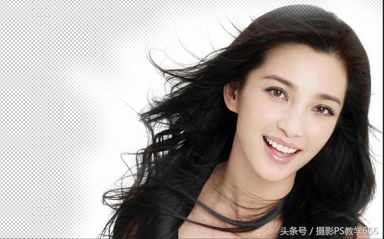 ps新手入门抠图背景图层,ps留黑不留白图层抠图法