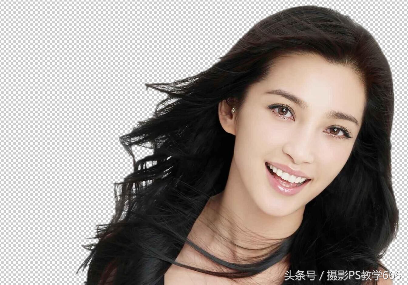 ps新手入门抠图背景图层,ps留黑不留白图层抠图法