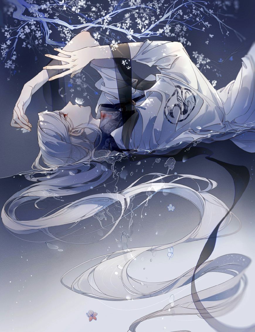 十二星座相对应的手绘白衣女子，各个仙气十足，金牛座是第一美人