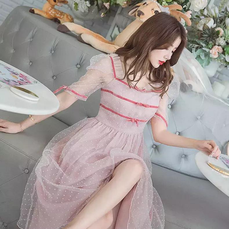 蝴蝶结连衣裙子高级感,蝴蝶结连衣裙气质高级感