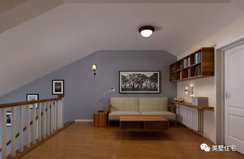 家有阁楼楼梯设计,家有斜顶阁楼