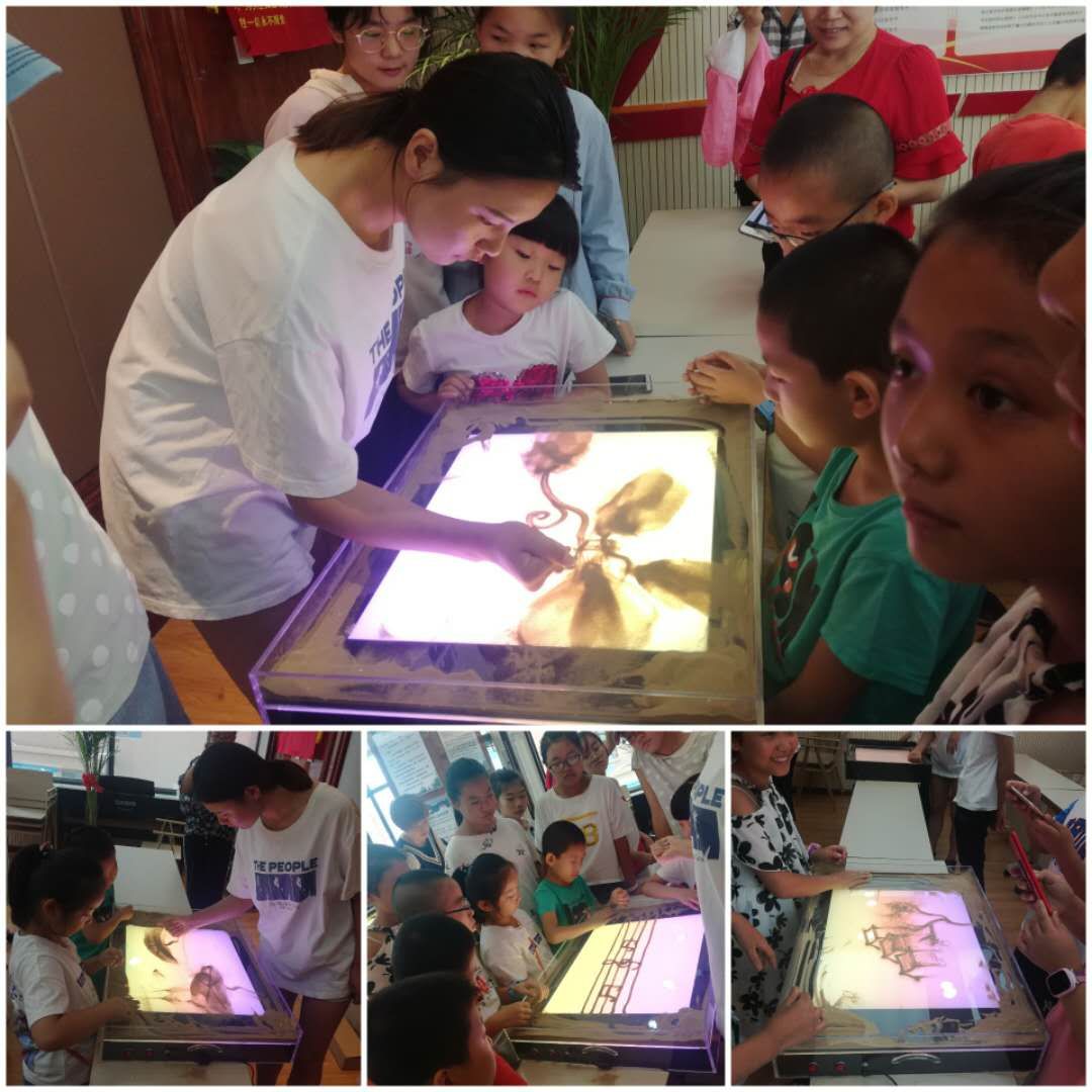 兰小团带你走进2018年青少年暑期课外活动之沙画创意课程(三)漏沙