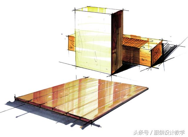马克笔用笔重要技巧,适合初学者的马克笔教程