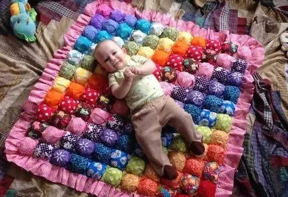 旧布头做泡芙垫,旧衣服做泡芙坐垫