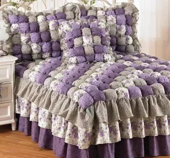 旧布头做泡芙垫,旧衣服做泡芙坐垫