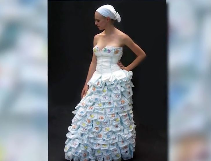 十大奇葩婚纱排行榜,盘点外国人奇葩的婚纱