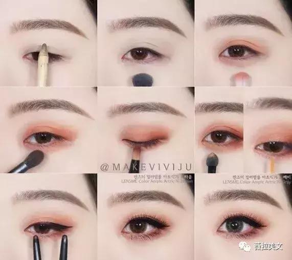 不重样紫粉眼妆,挑战100种眼妆不重样