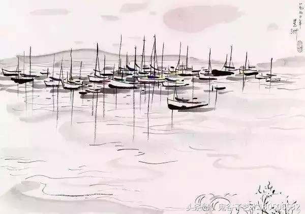 吴冠中笔下的船在哪里,吴冠中笔下的船图片