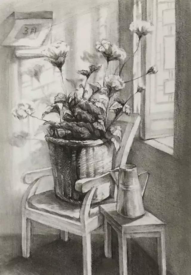 清华美院校考设计高分试卷,清华美院素描高分试卷