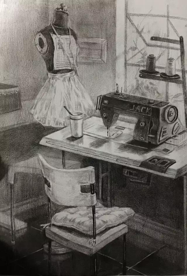 清华美院校考设计高分试卷,清华美院素描高分试卷