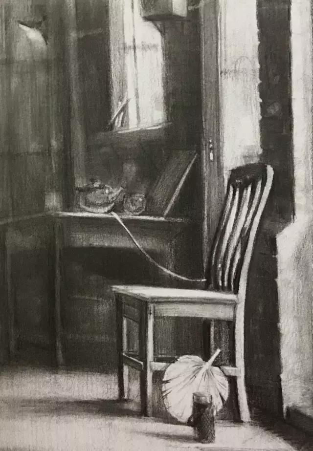 清华美院校考设计高分试卷,清华美院素描高分试卷