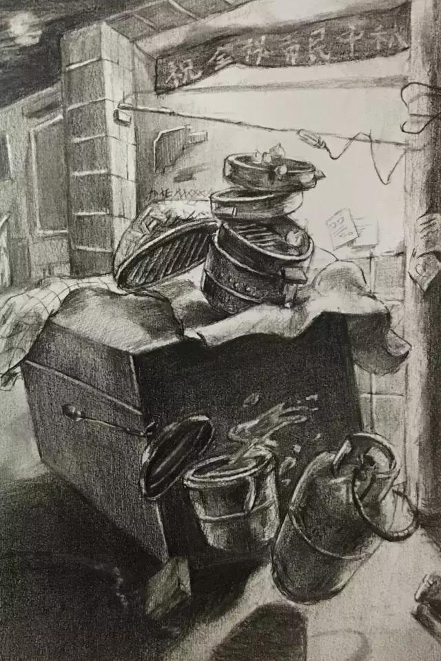 清华美院校考设计高分试卷,清华美院素描高分试卷