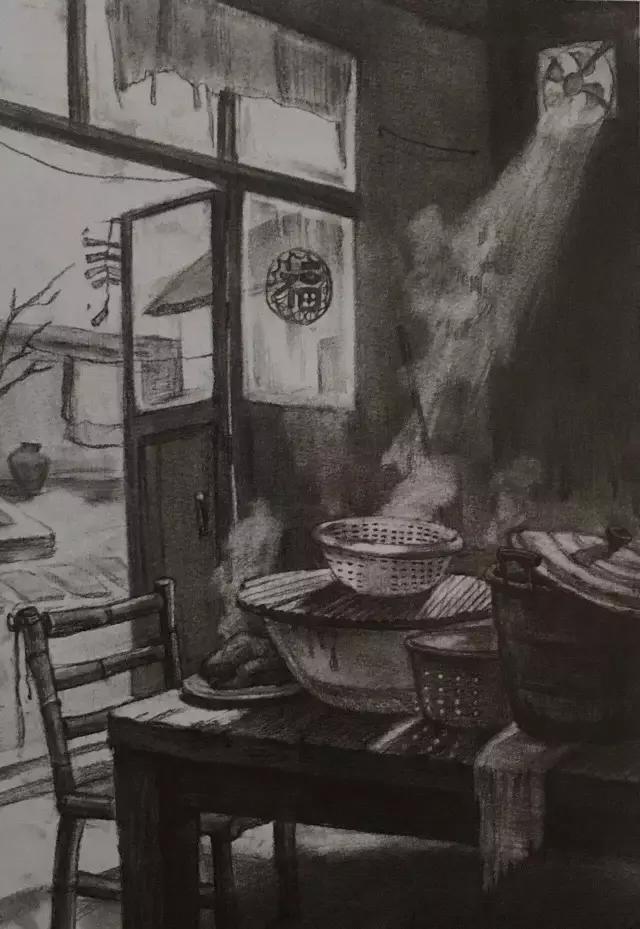 清华美院校考设计高分试卷,清华美院素描高分试卷