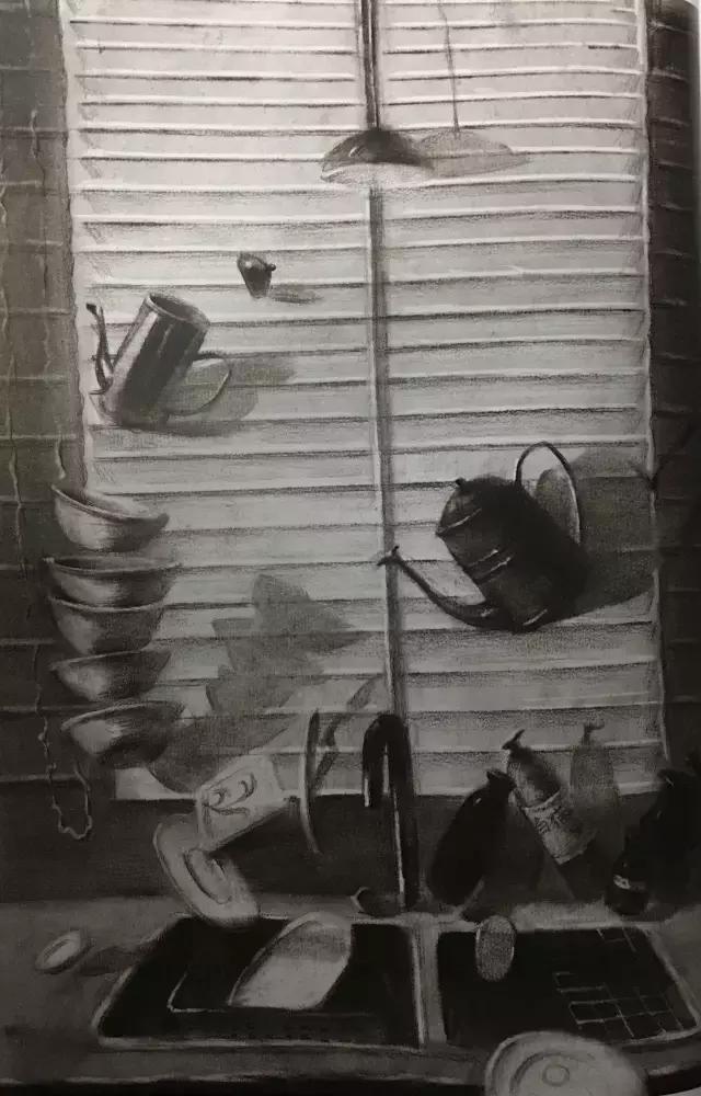 清华美院校考设计高分试卷,清华美院素描高分试卷