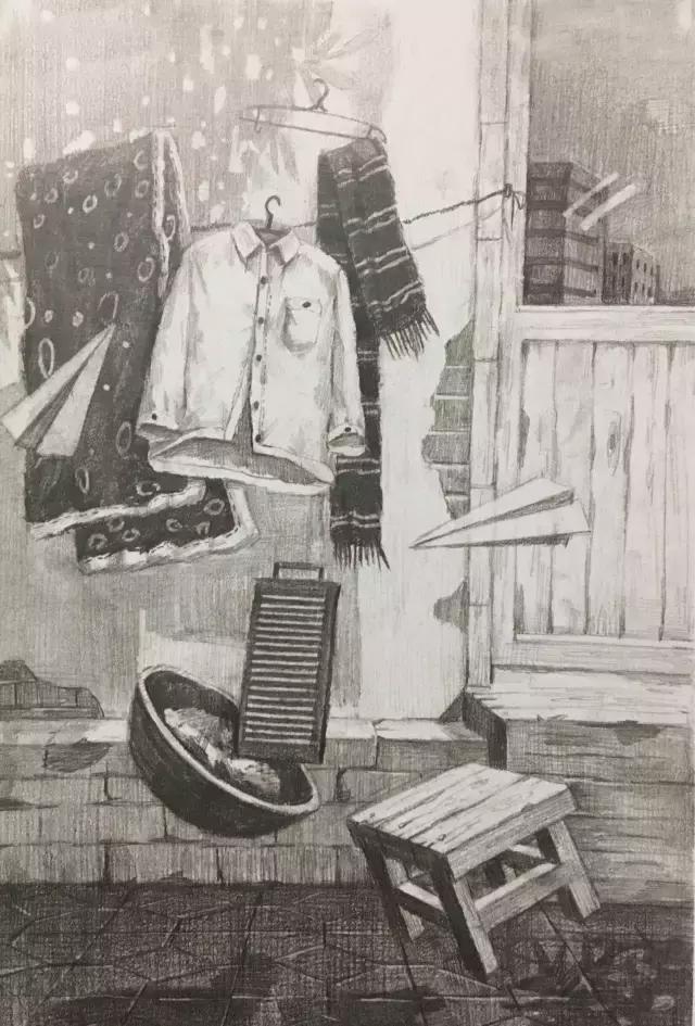 清华美院校考设计高分试卷,清华美院素描高分试卷