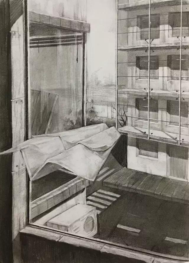 清华美院校考设计高分试卷,清华美院素描高分试卷