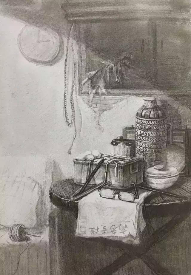 清华美院校考设计高分试卷,清华美院素描高分试卷