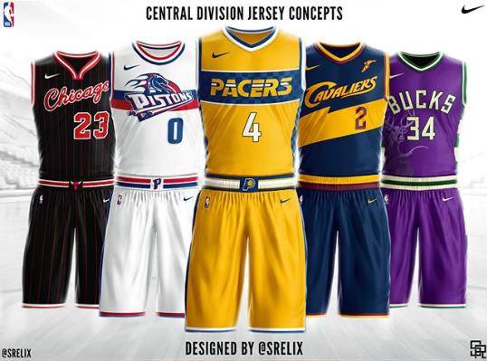 nba球衣重新设计,nba设计球衣