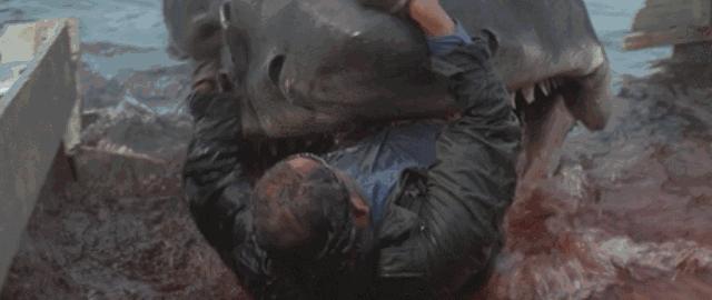 很久没看到这么好看的鲨鱼片了，巨齿鲨在三亚吃饺子宴太有创意了