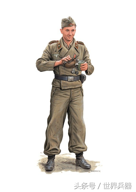 二战德军武器图片彩绘,二战中德军超帅