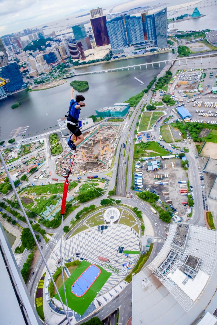 澳门旅游塔蹦极是最高的吗,澳门蹦极塔和广州塔哪个高