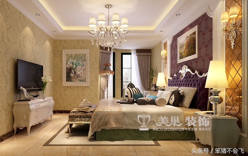 锦艺国际华都美域85平方装修,锦艺国际华都欧尚4居室