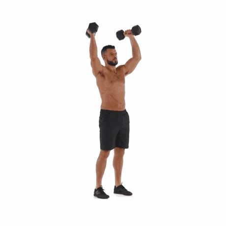 型男运动计划哑铃,哑铃健身计划一周表男士增肌